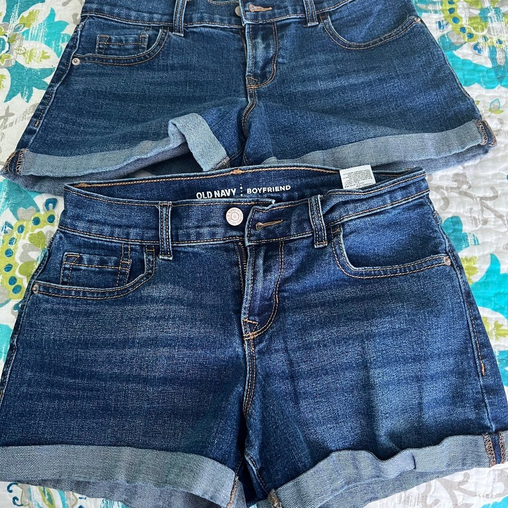 2 Pair Old Navy Denim Shorts